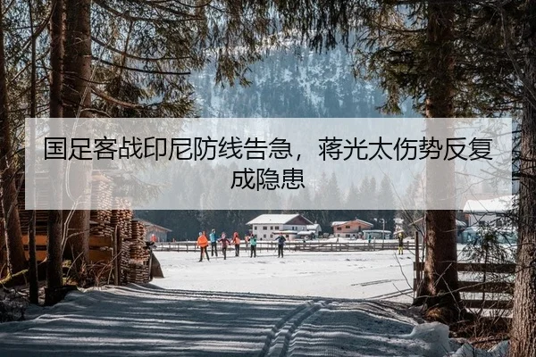 国足客战印尼防线告急，蒋光太伤势反复成隐患
